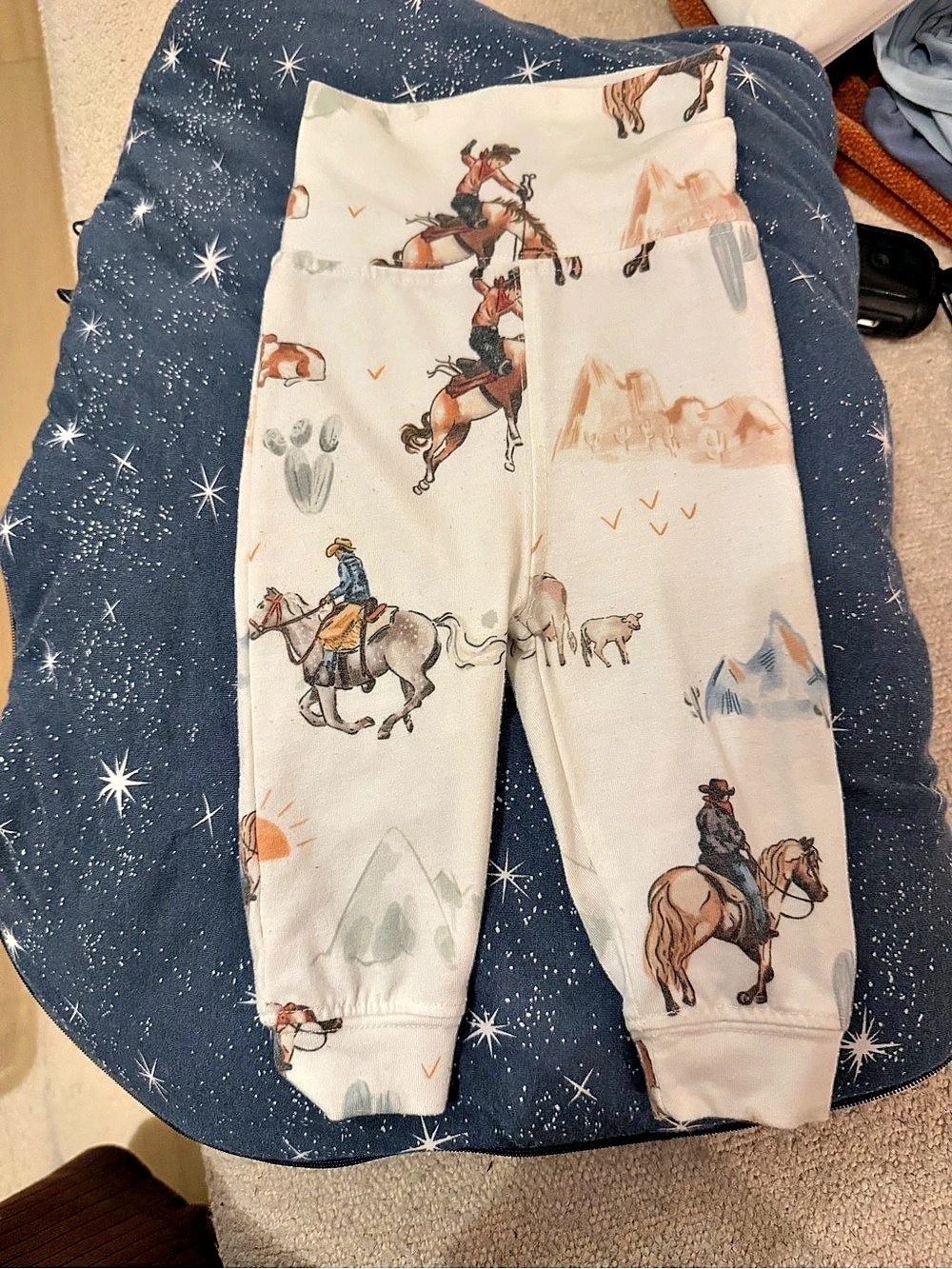 Copper Pearl Boone Print Pants 3-6 months